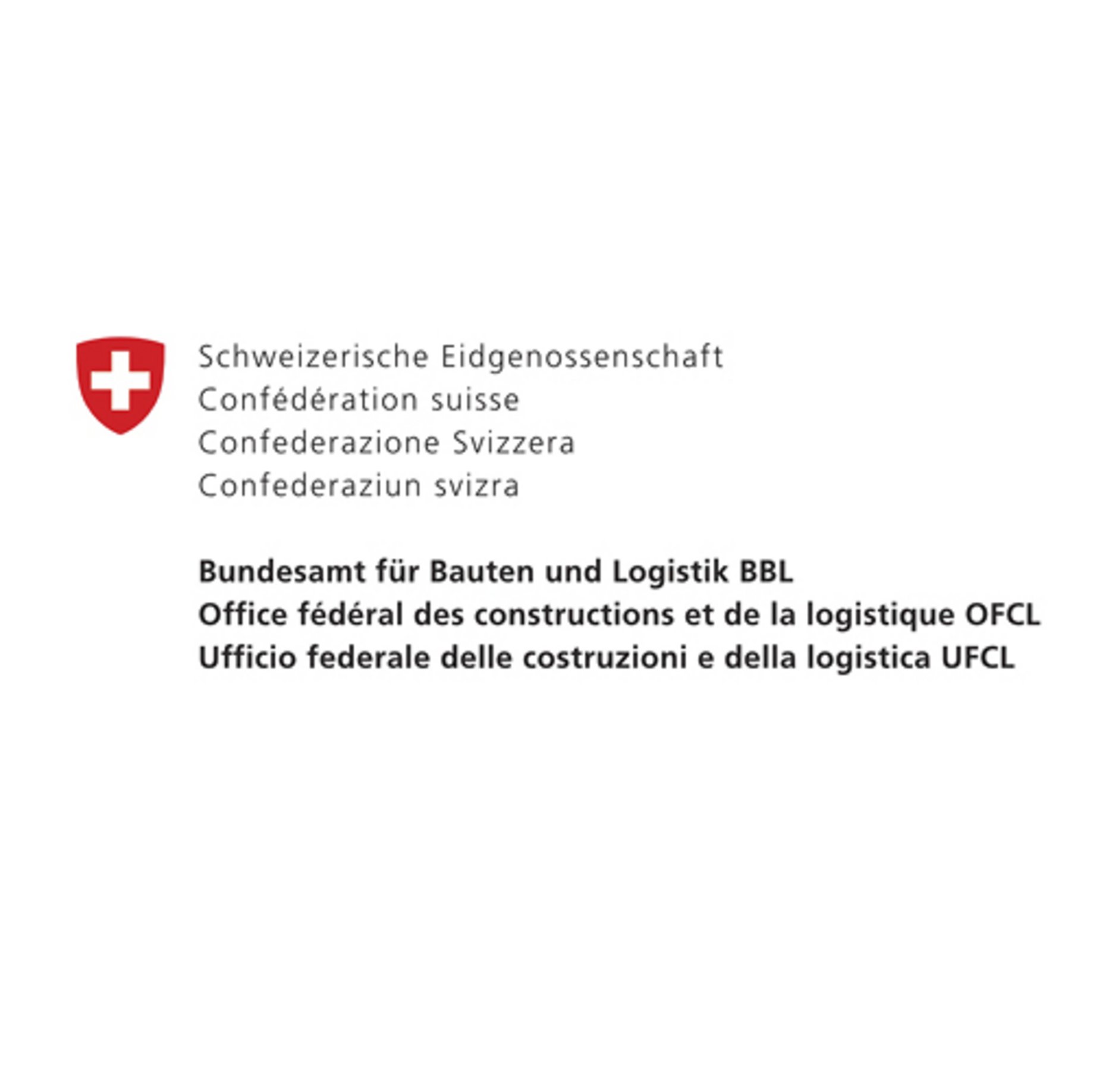 Logo des Schweizer Bundesamt für Bauten und Logistik BBL